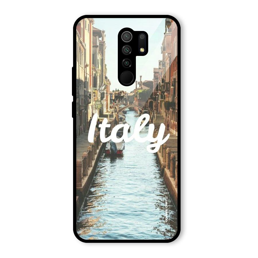 City Travel Glass Back Case for Poco M2