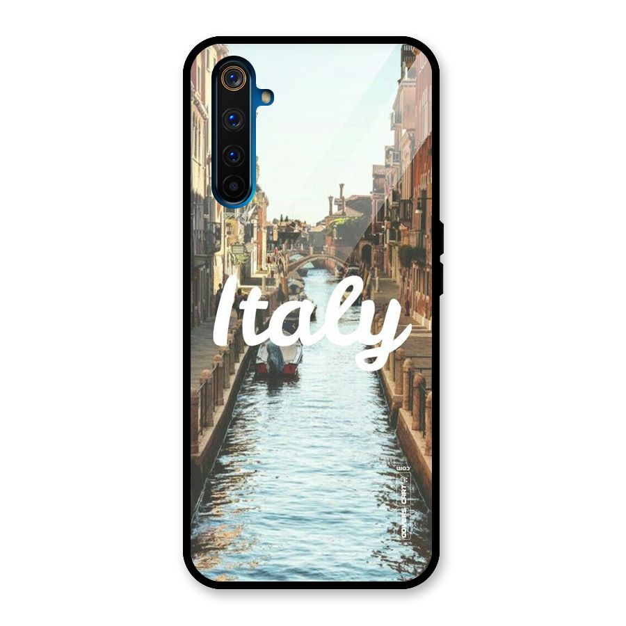 City Travel Glass Back Case for Realme 6 Pro