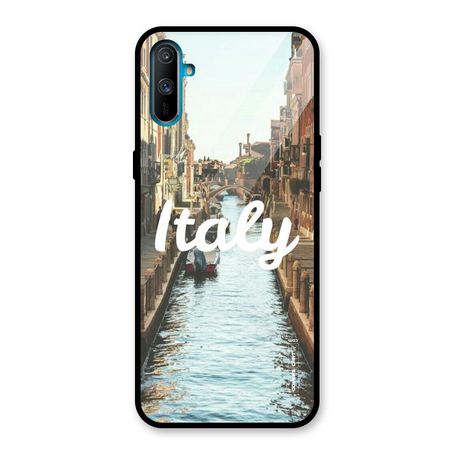 City Travel Glass Back Case for Realme C3