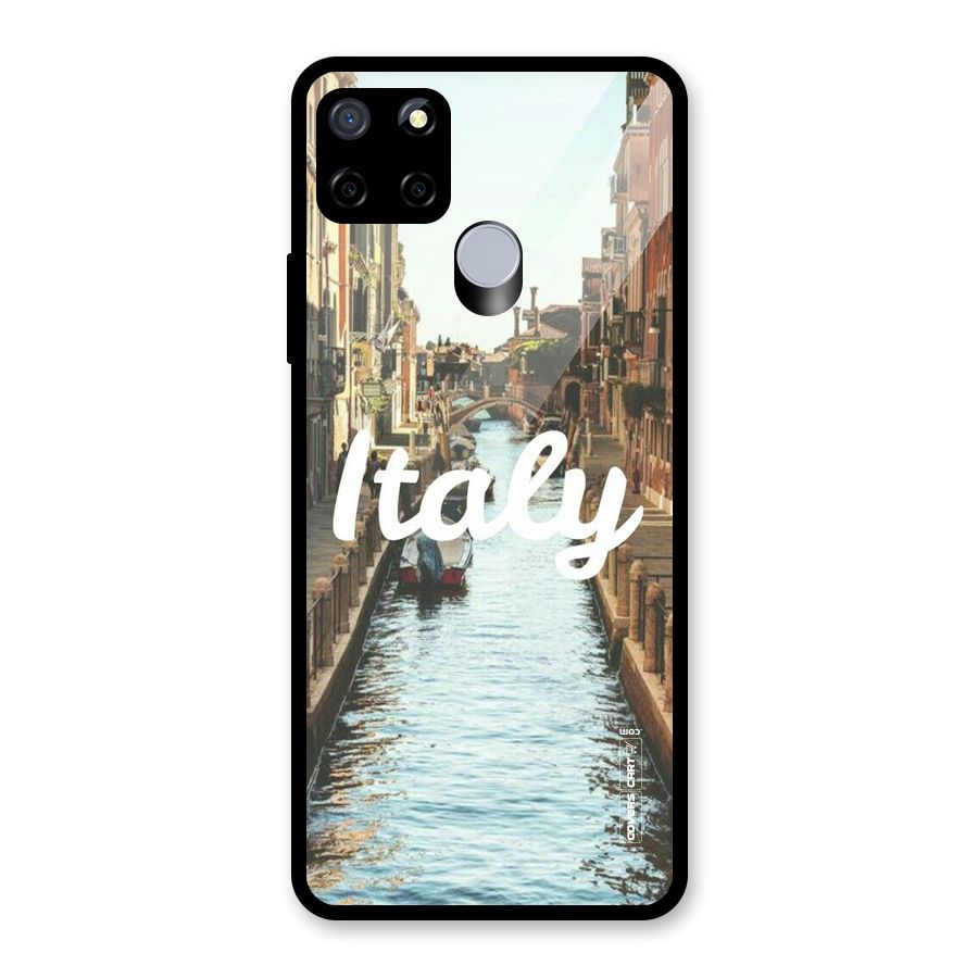 City Travel Glass Back Case for Realme Narzo 20
