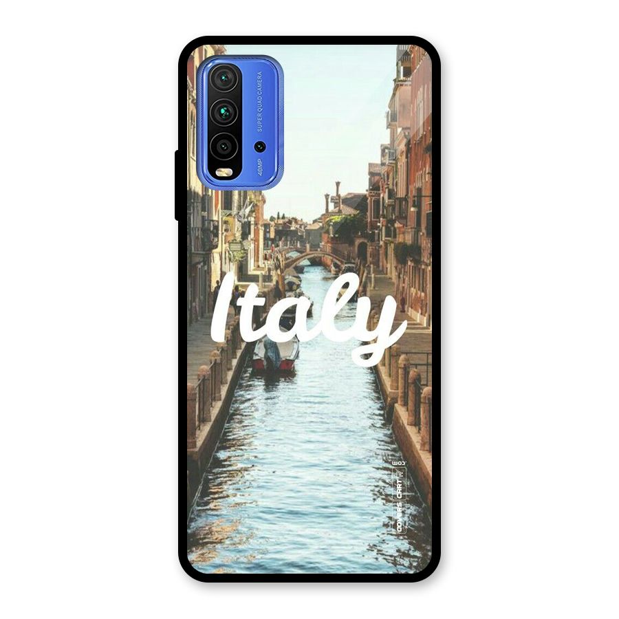 City Travel Glass Back Case for Redmi 9 Power