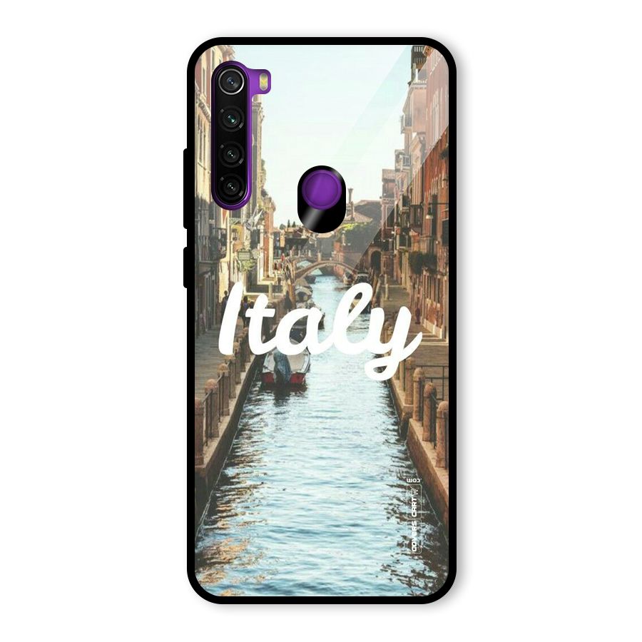 City Travel Glass Back Case for Redmi Note 8