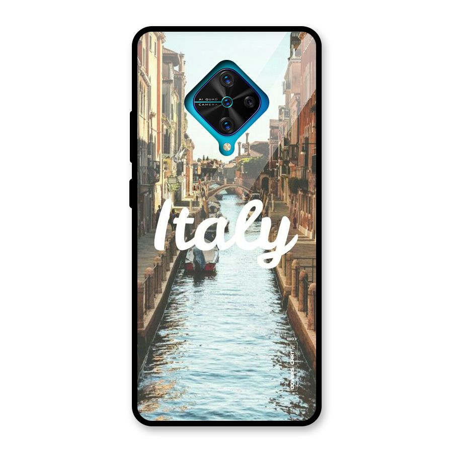 City Travel Glass Back Case for Vivo S1 Pro