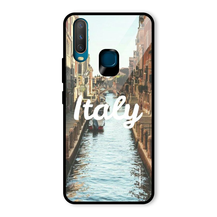 City Travel Glass Back Case for Vivo U10