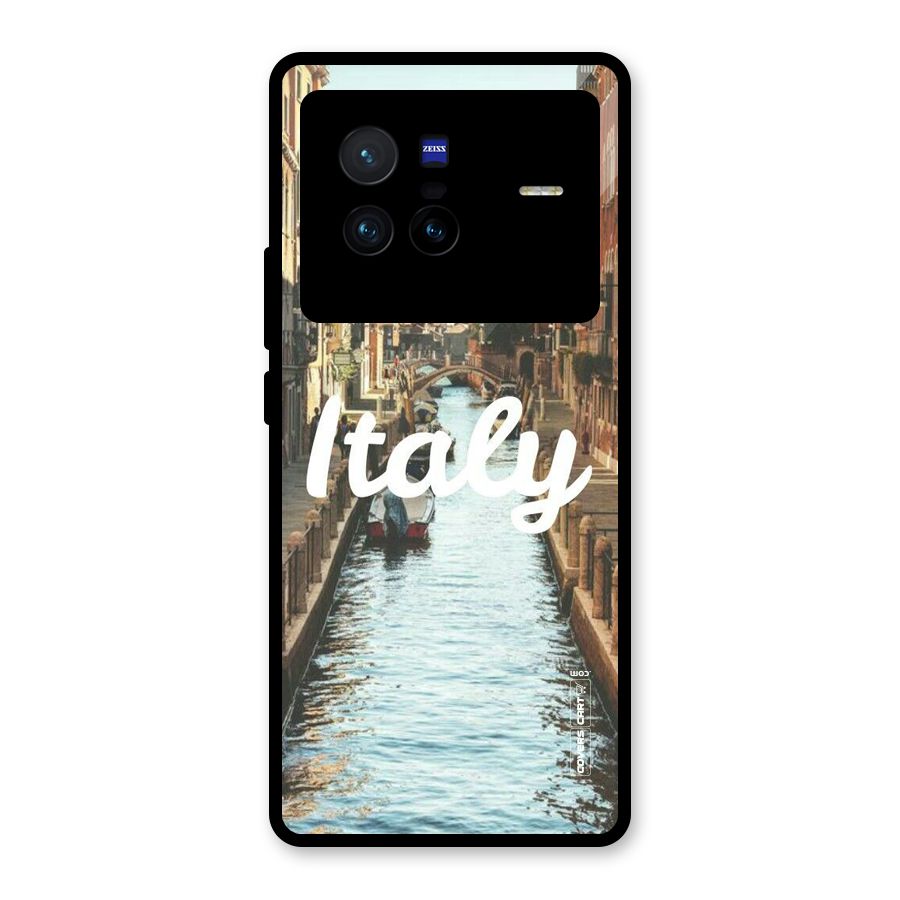 City Travel Glass Back Case for Vivo X80