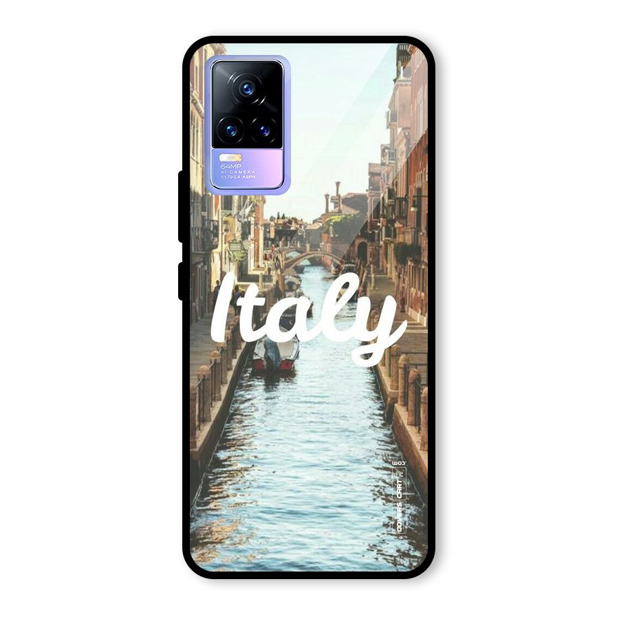 City Travel Glass Back Case for Vivo Y73