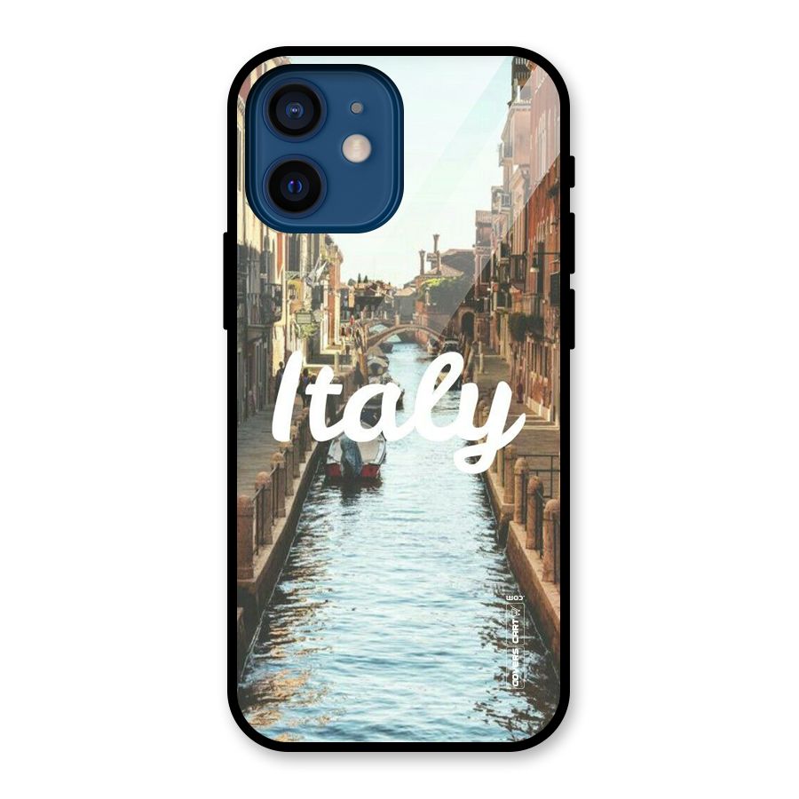 City Travel Glass Back Case for iPhone 12 Mini