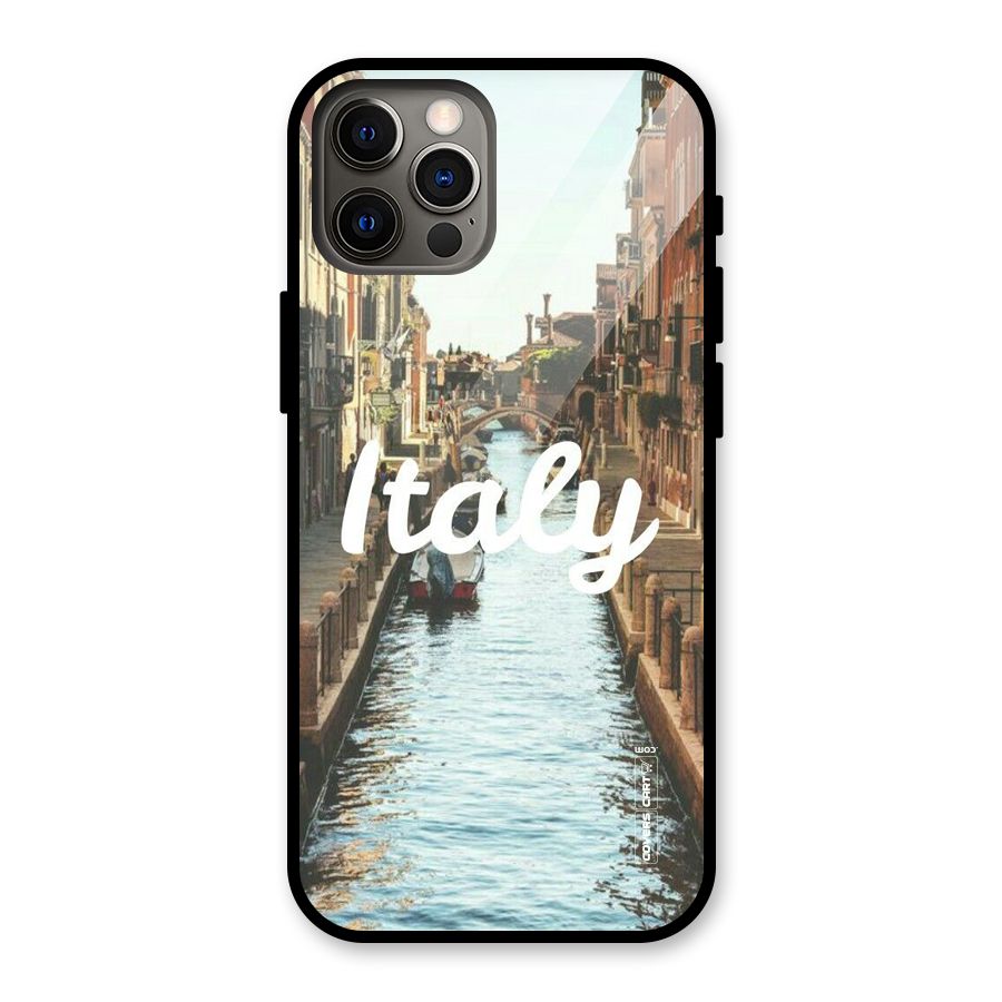 City Travel Glass Back Case for iPhone 12 Pro