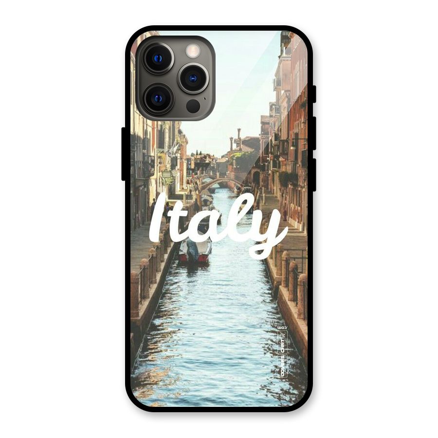 City Travel Glass Back Case for iPhone 12 Pro Max