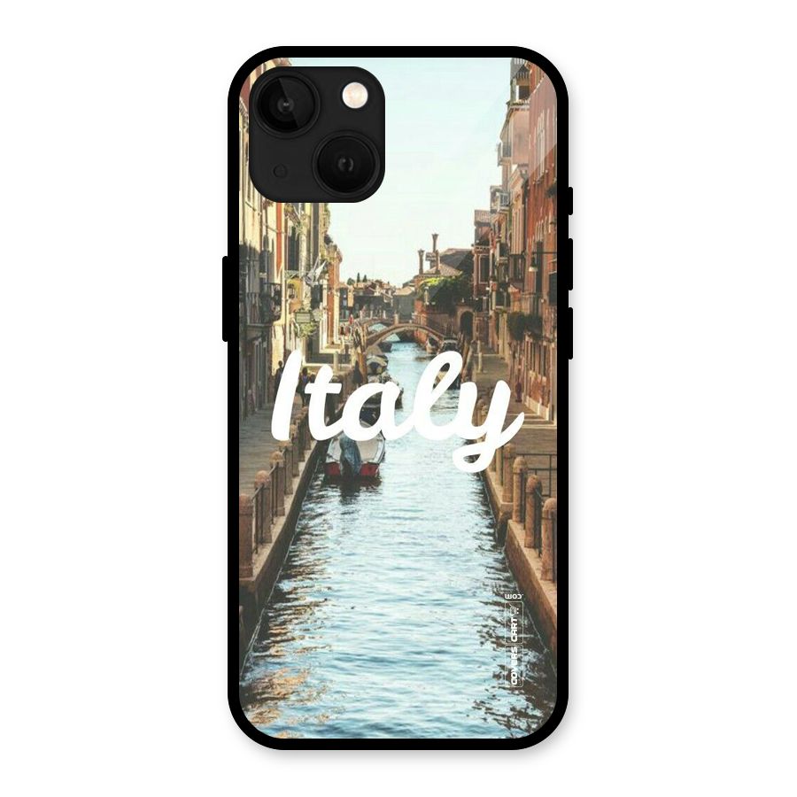 City Travel Glass Back Case for iPhone 13