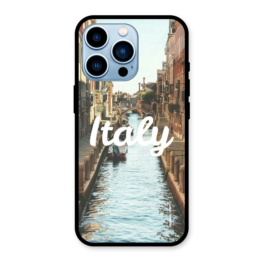 City Travel Glass Back Case for iPhone 13 Pro