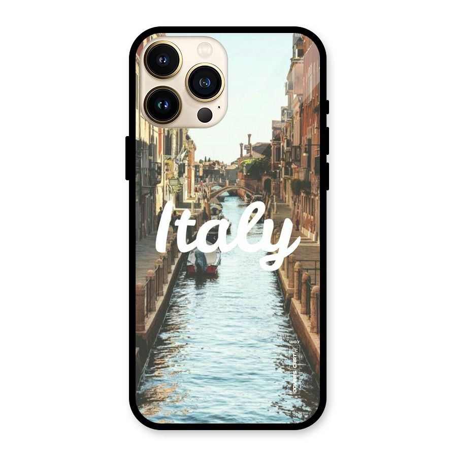 City Travel Glass Back Case for iPhone 13 Pro Max