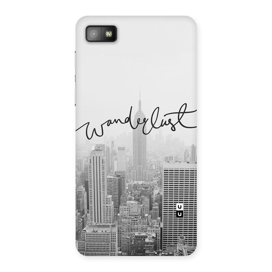 City Wanderlust Monochrome Back Case for Blackberry Z10