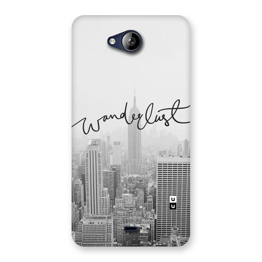 City Wanderlust Monochrome Back Case for Canvas Play Q355