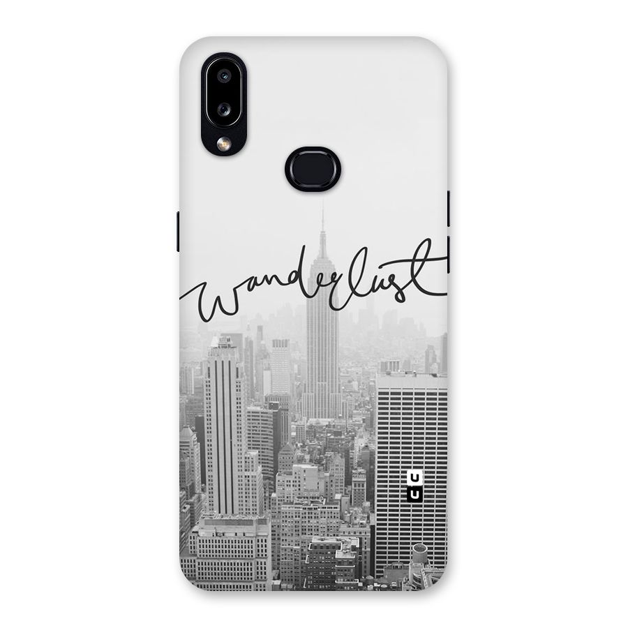 City Wanderlust Monochrome Back Case for Galaxy A10s
