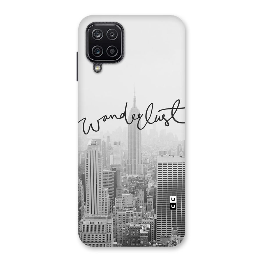 City Wanderlust Monochrome Back Case for Galaxy A12