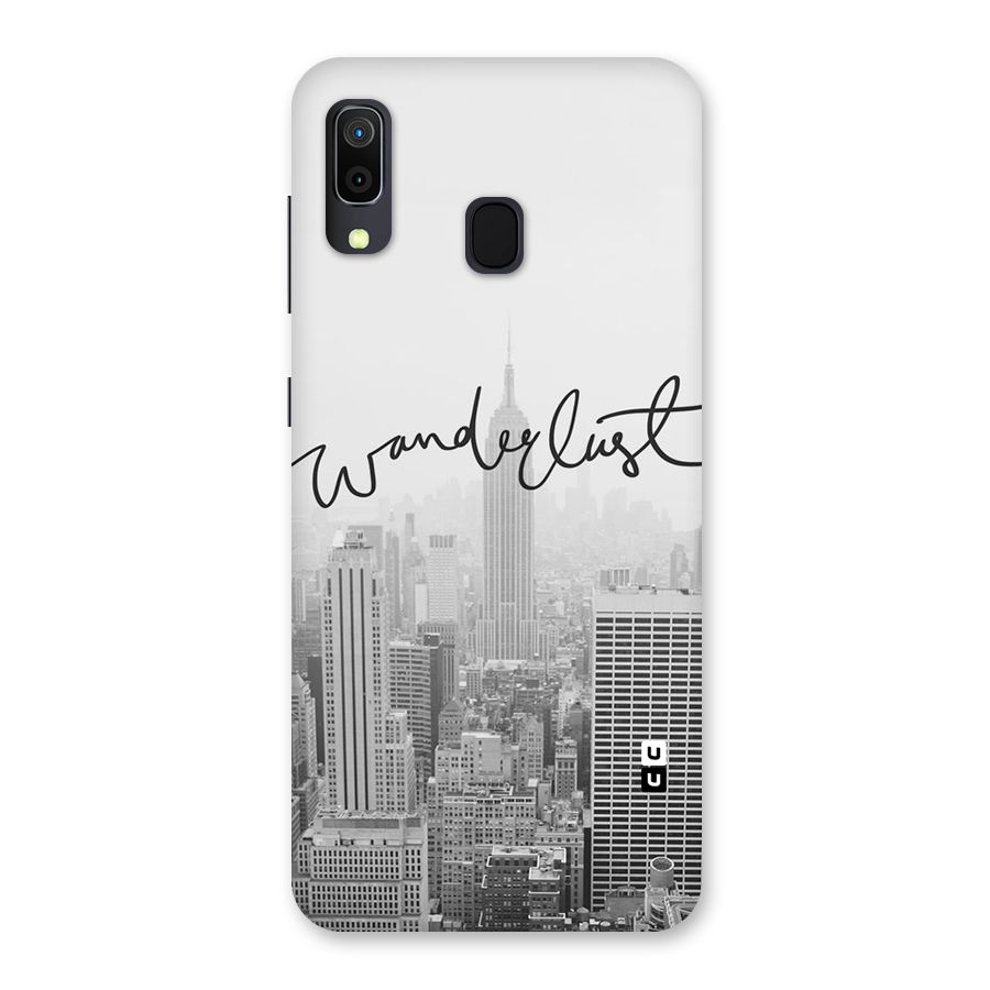 City Wanderlust Monochrome Back Case for Galaxy A20