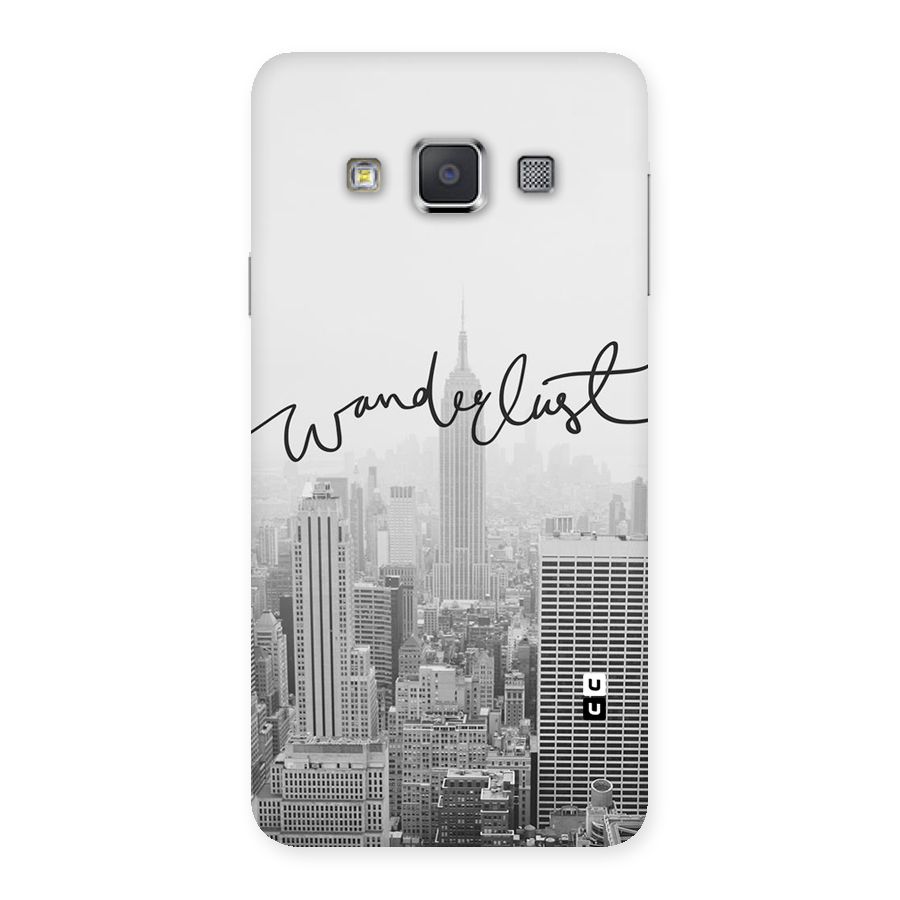City Wanderlust Monochrome Back Case for Galaxy A3