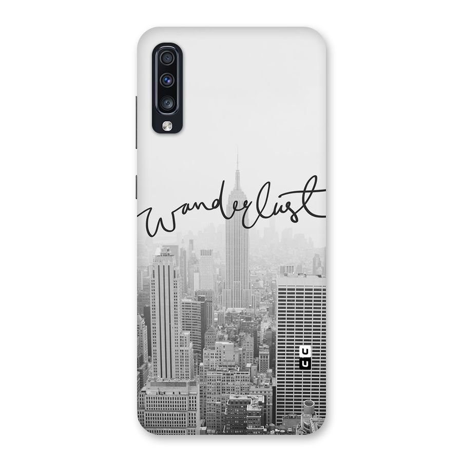 City Wanderlust Monochrome Back Case for Galaxy A70