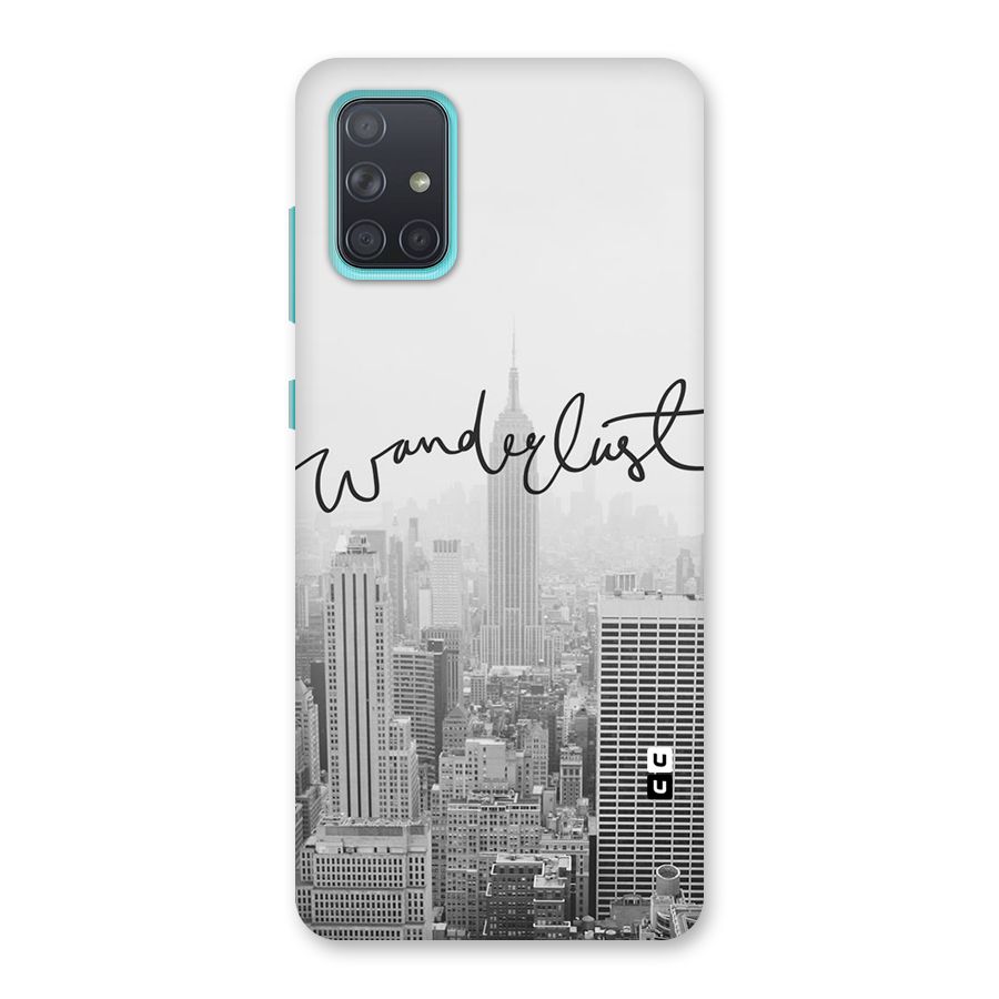 City Wanderlust Monochrome Back Case for Galaxy A71