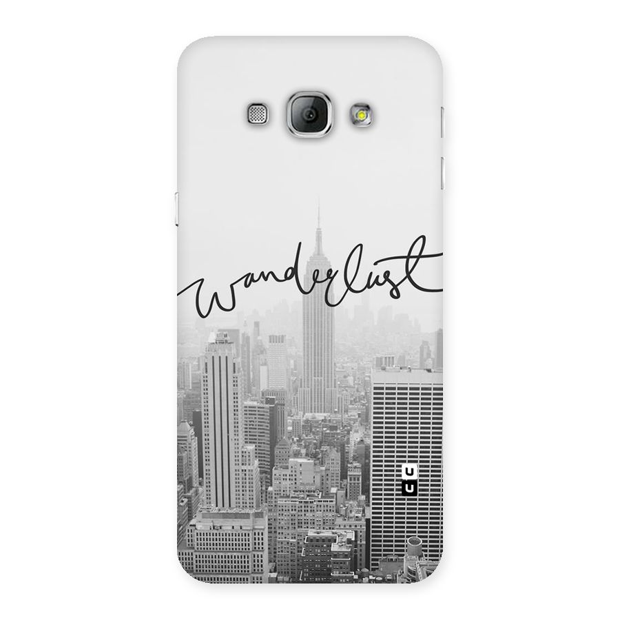 City Wanderlust Monochrome Back Case for Galaxy A8