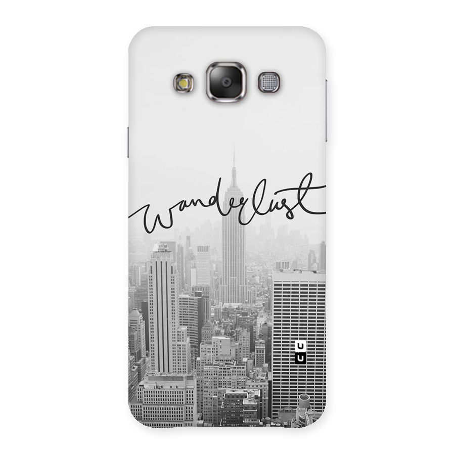 City Wanderlust Monochrome Back Case for Galaxy E7
