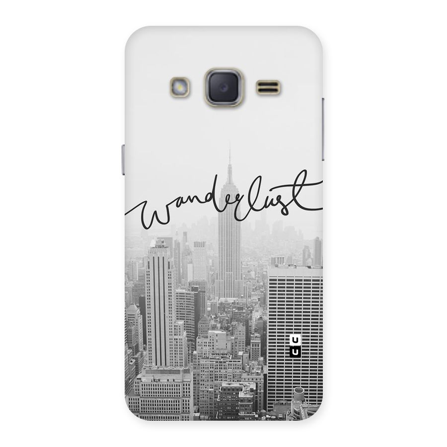 City Wanderlust Monochrome Back Case for Galaxy J2