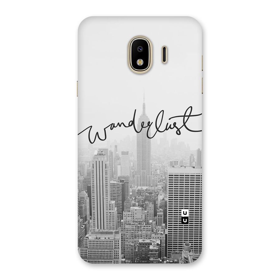 City Wanderlust Monochrome Back Case for Galaxy J4