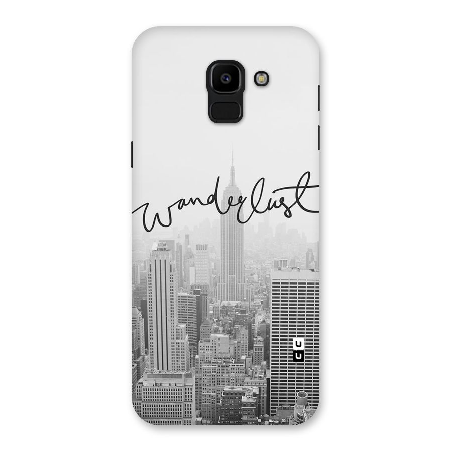 City Wanderlust Monochrome Back Case for Galaxy J6