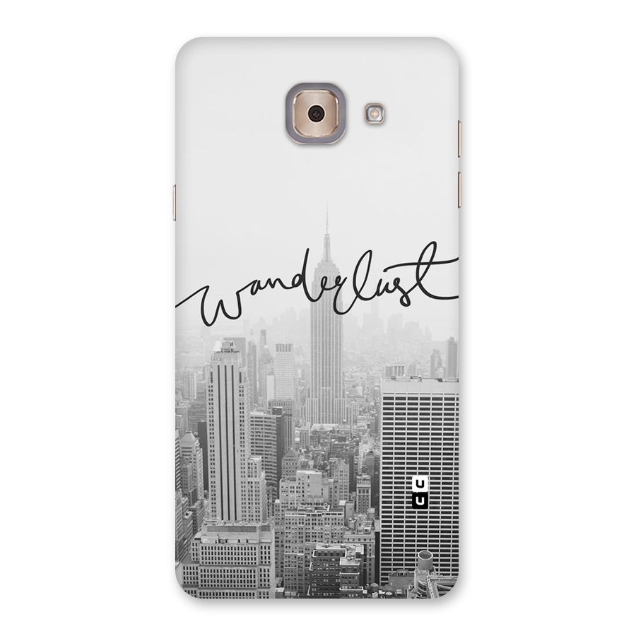 City Wanderlust Monochrome Back Case for Galaxy J7 Max