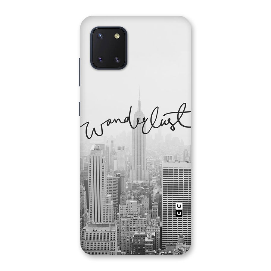City Wanderlust Monochrome Back Case for Galaxy Note 10 Lite