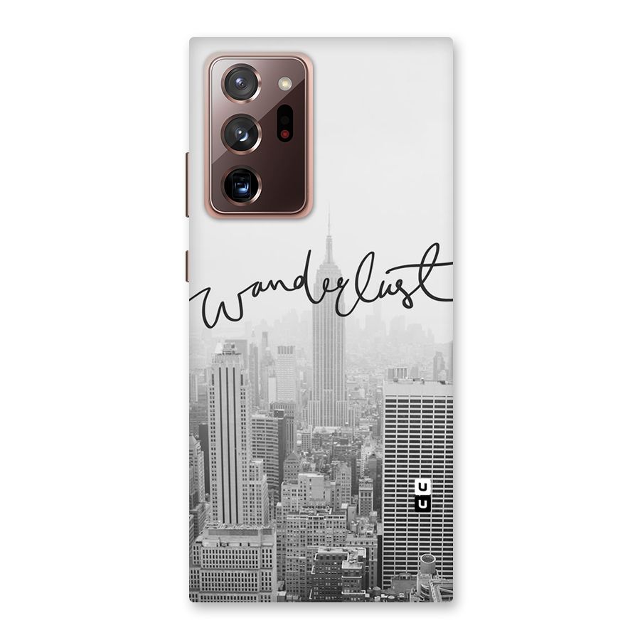 City Wanderlust Monochrome Back Case for Galaxy Note 20 Ultra