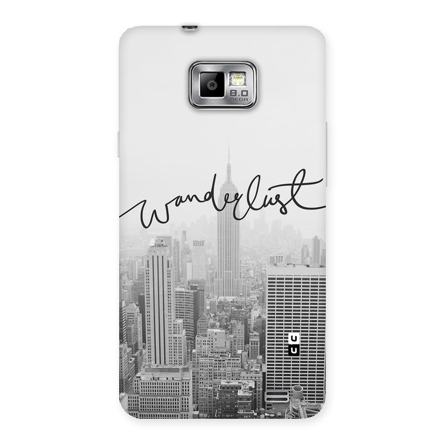 City Wanderlust Monochrome Back Case for Galaxy S2