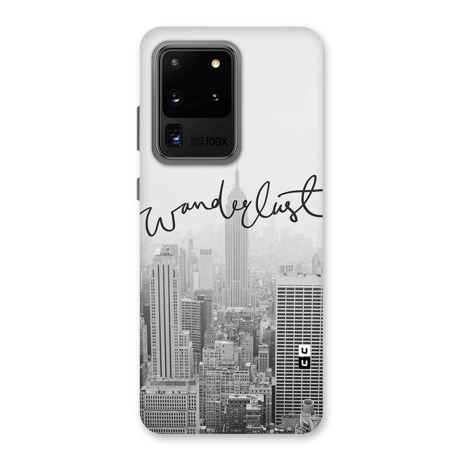 City Wanderlust Monochrome Back Case for Galaxy S20 Ultra