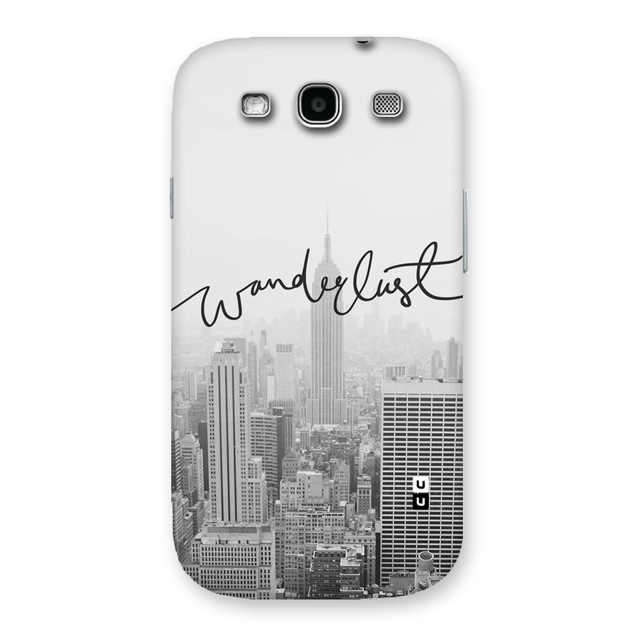 City Wanderlust Monochrome Back Case for Galaxy S3