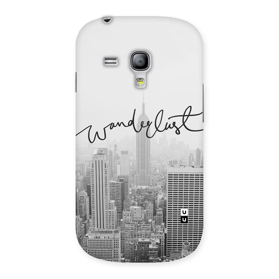 City Wanderlust Monochrome Back Case for Galaxy S3 Mini