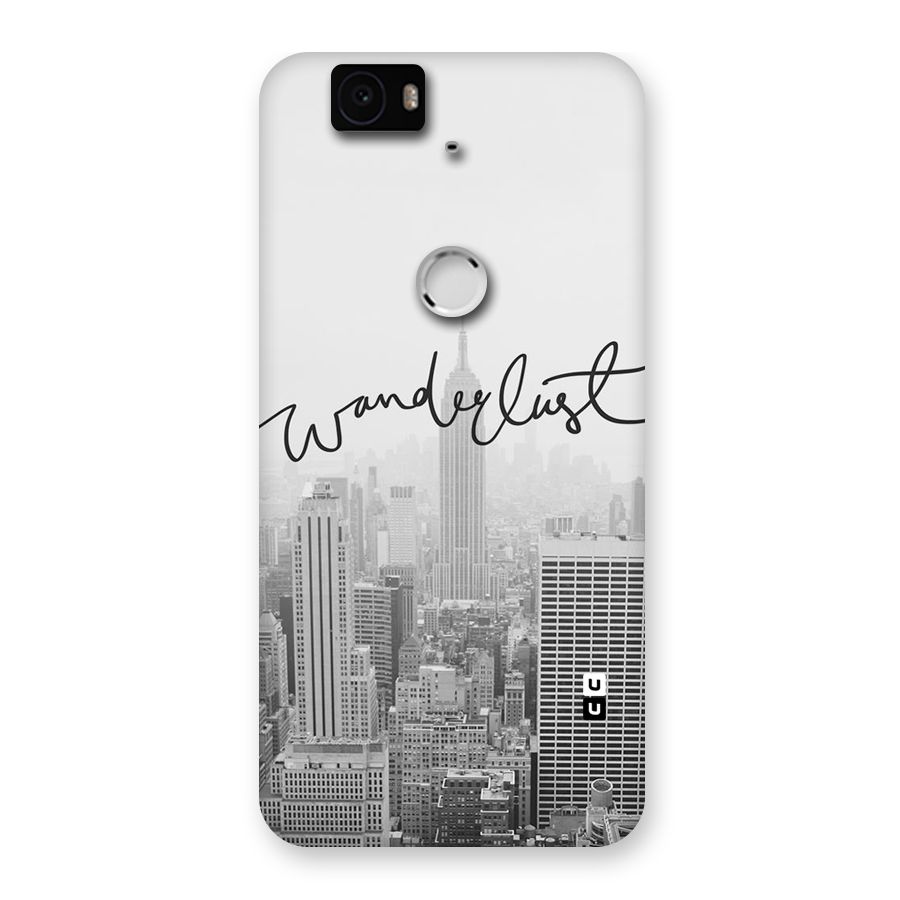 City Wanderlust Monochrome Back Case for Google Nexus-6P