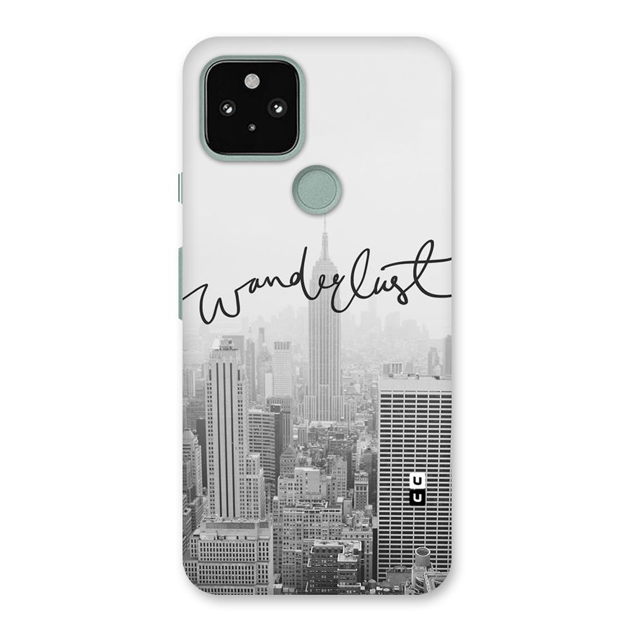 City Wanderlust Monochrome Back Case for Google Pixel 5
