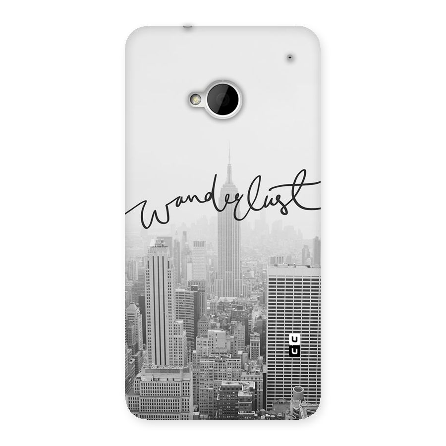 City Wanderlust Monochrome Back Case for HTC One M7