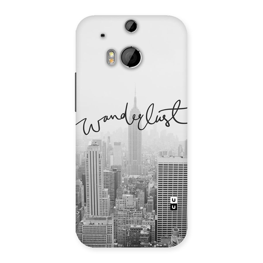 City Wanderlust Monochrome Back Case for HTC One M8