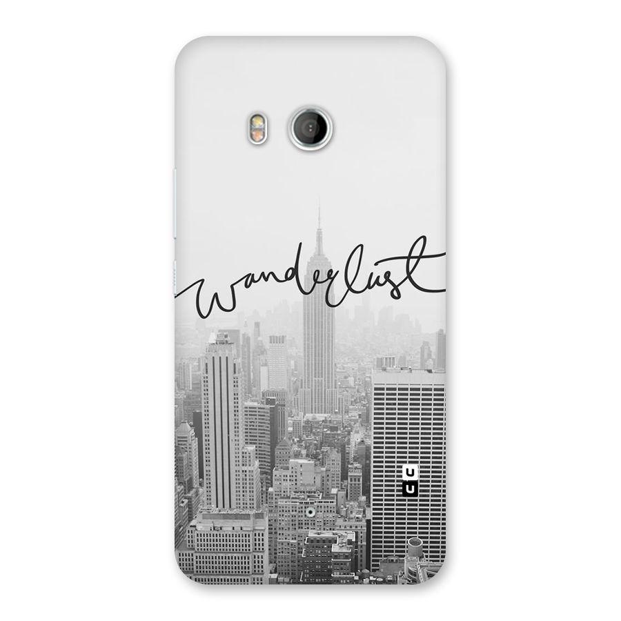 City Wanderlust Monochrome Back Case for HTC U11