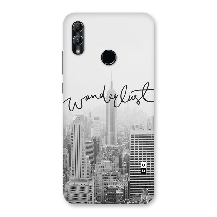 City Wanderlust Monochrome Back Case for Honor 10 Lite