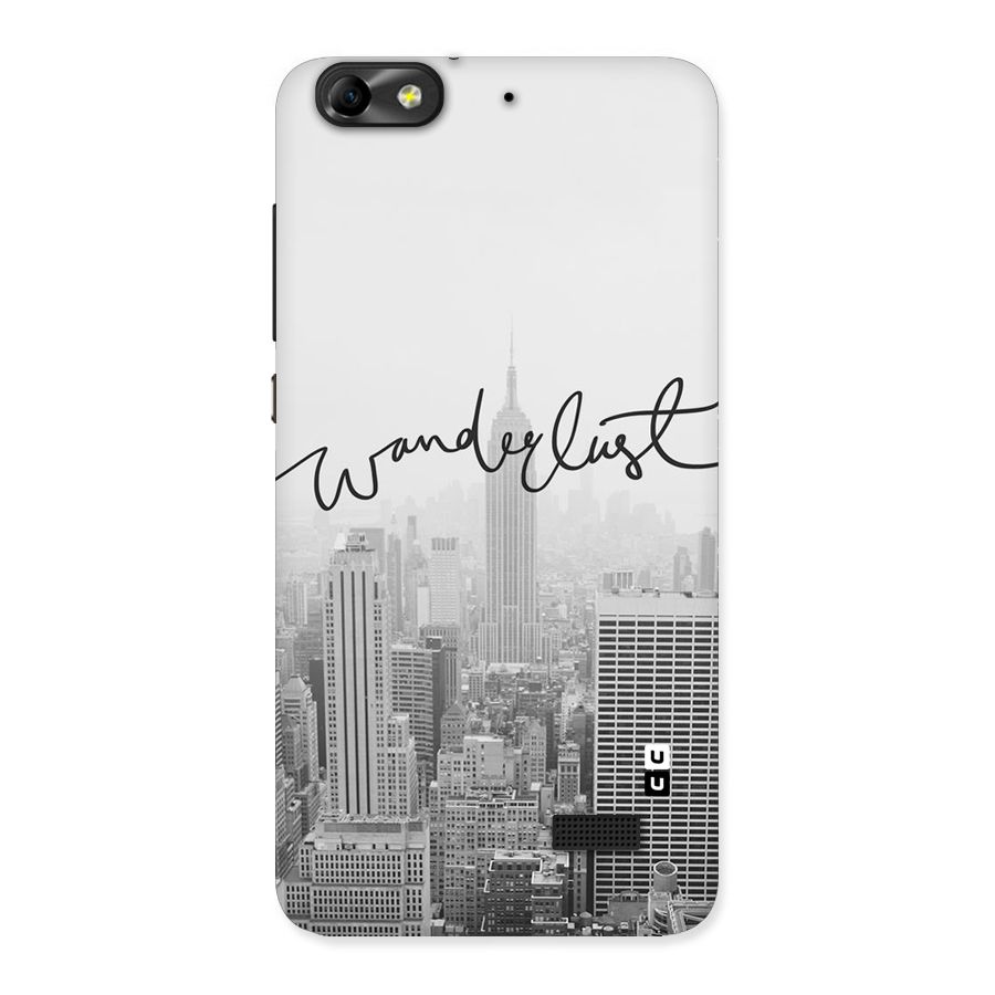 City Wanderlust Monochrome Back Case for Honor 4C