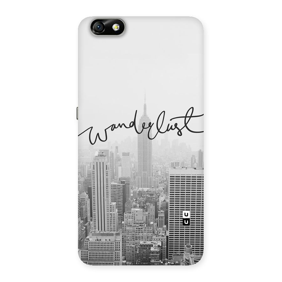 City Wanderlust Monochrome Back Case for Honor 4X
