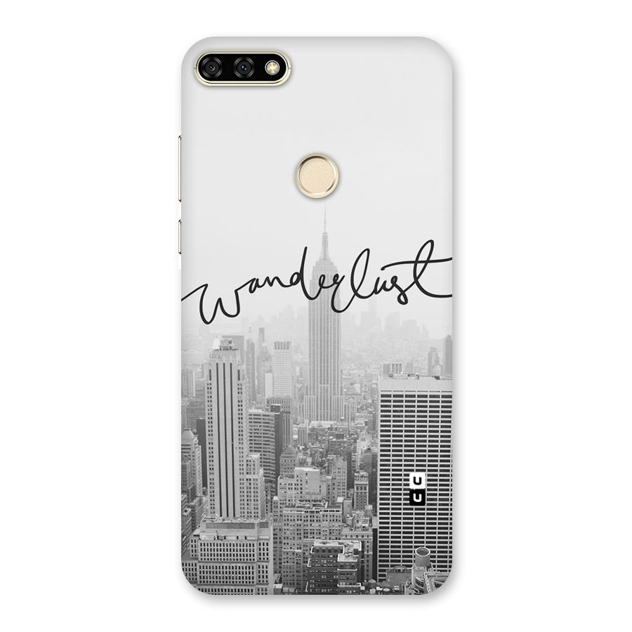 City Wanderlust Monochrome Back Case for Honor 7A