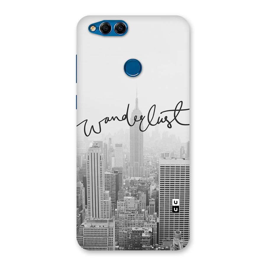 City Wanderlust Monochrome Back Case for Honor 7X