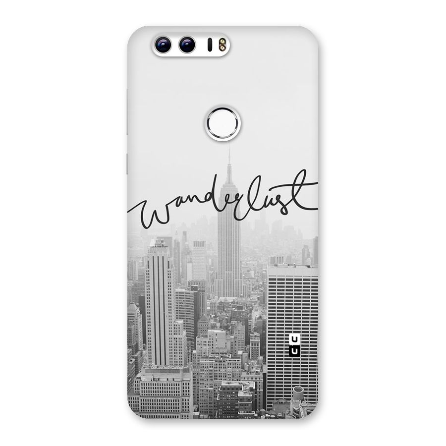 City Wanderlust Monochrome Back Case for Honor 8