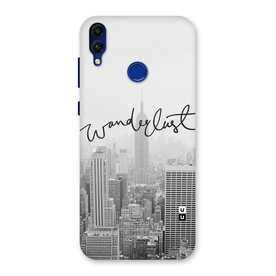 City Wanderlust Monochrome Back Case for Honor 8C