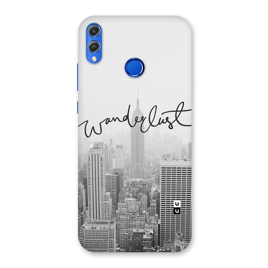 City Wanderlust Monochrome Back Case for Honor 8X