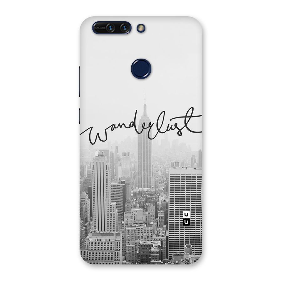 City Wanderlust Monochrome Back Case for Honor 8 Pro